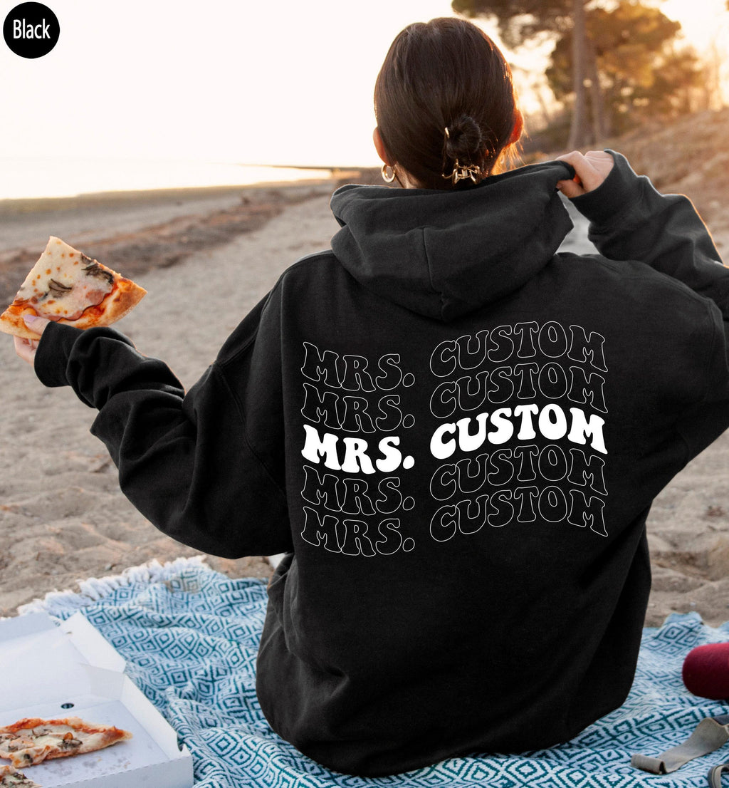 Custom Mrs Hoodie | Personalized Mrs Hoodie, Future Mrs Hoodie, Bride Hoodie, Engagement Gift, custom mrs sweatshirt, bride gift