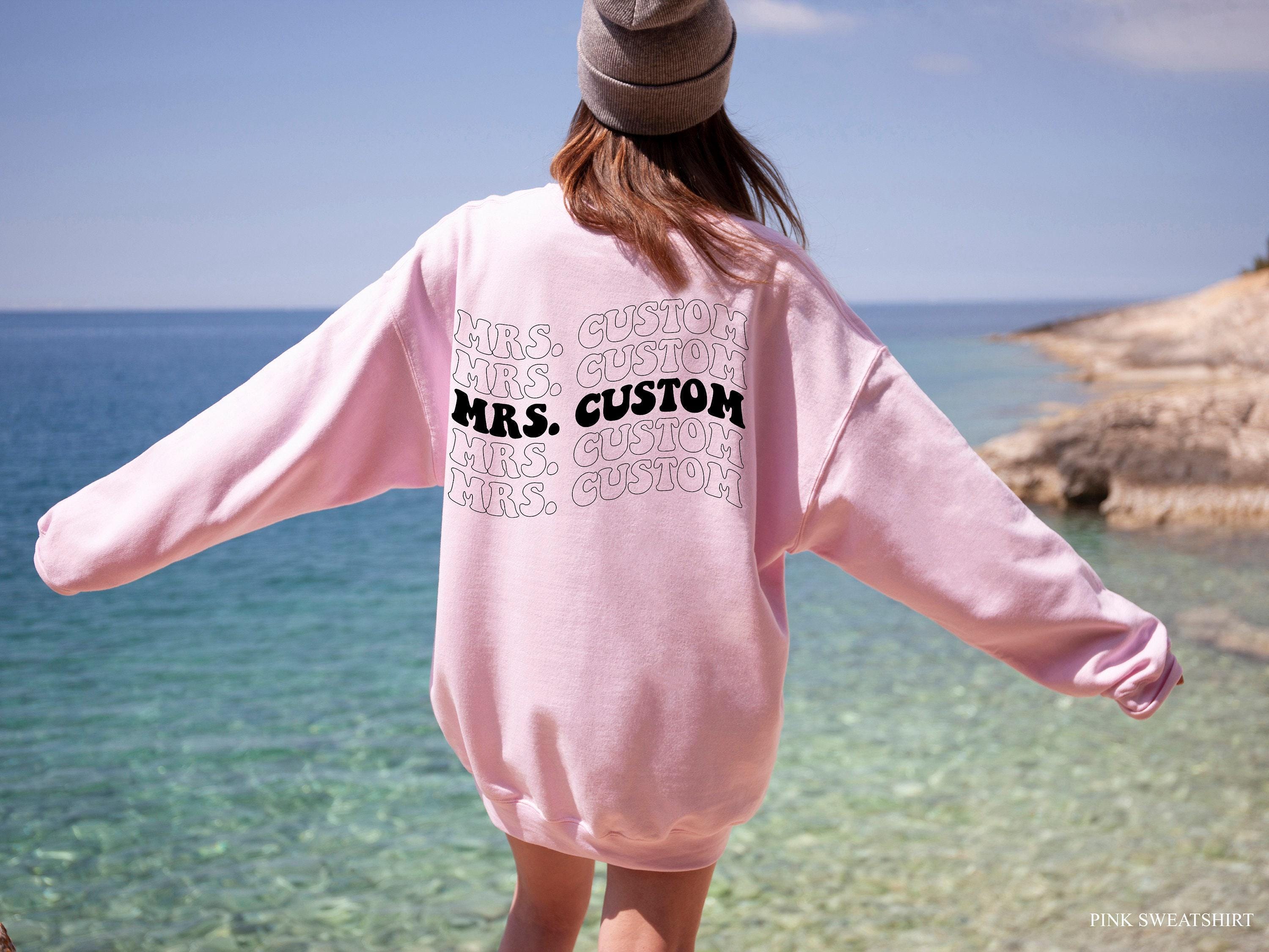 Custom Mrs Hoodie | Personalized Mrs Hoodie, Future Mrs Hoodie, Bride Hoodie, Engagement Gift, custom mrs sweatshirt, bride gift