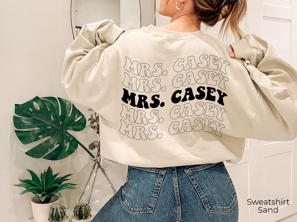 Custom Mrs Hoodie | Personalized Mrs Hoodie, Future Mrs Hoodie, Bride Hoodie, Engagement Gift, custom mrs sweatshirt, bride gift