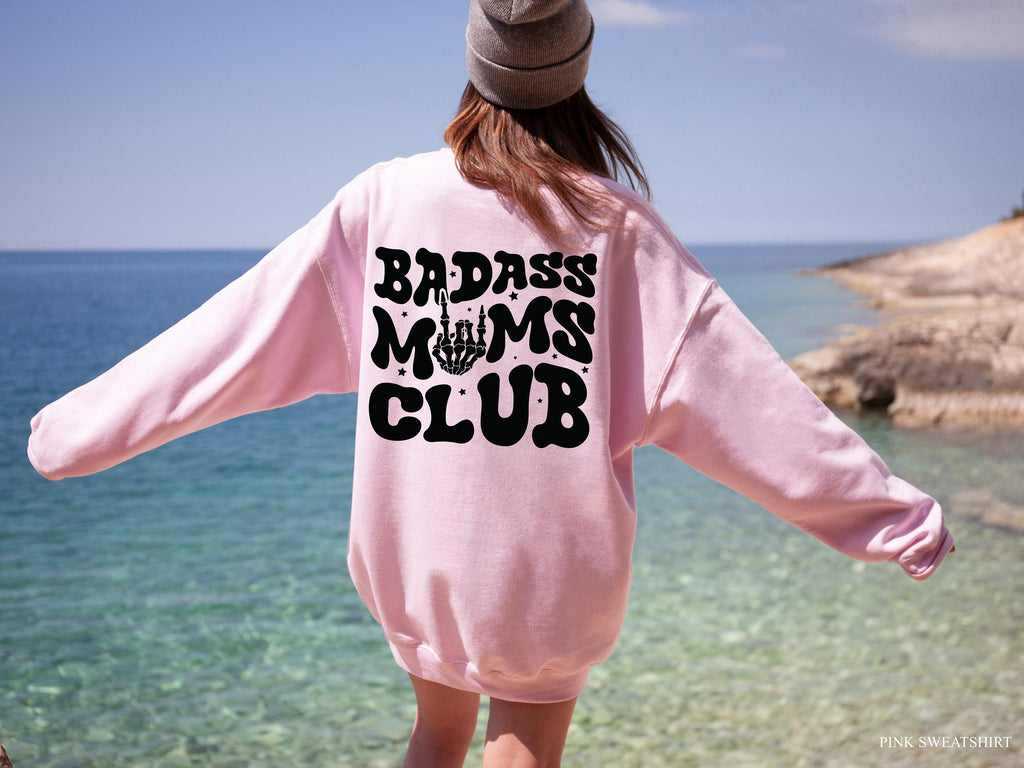Badass Moms Club Hoodie | Rock Moms Sweatshirt, Funny Mom Hoodie, Mom Life Hoodie, Mothers Day Gift, funny mothers day, badass mom hoodie