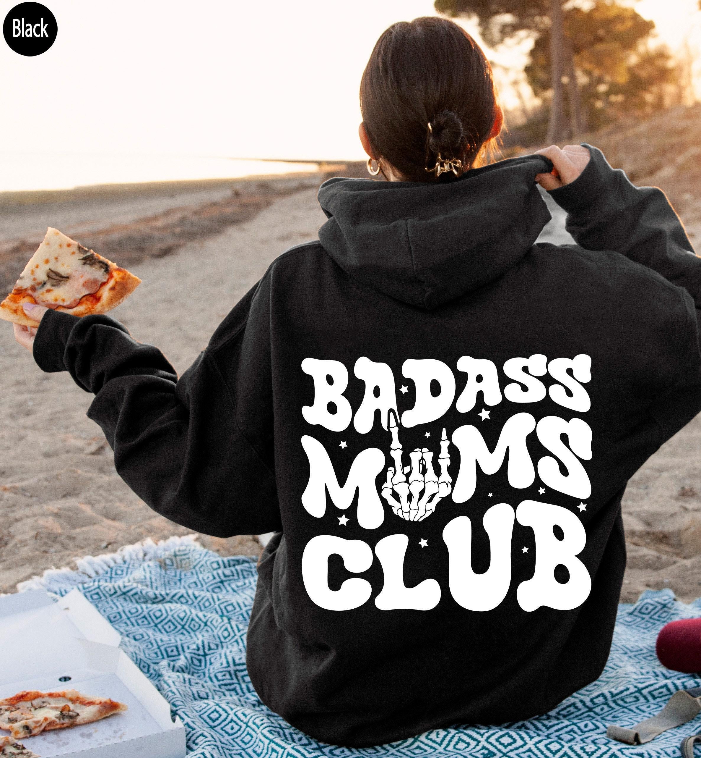 Badass Moms Club Hoodie | Rock Moms Sweatshirt, Funny Mom Hoodie, Mom Life Hoodie, Mothers Day Gift, funny mothers day, badass mom hoodie