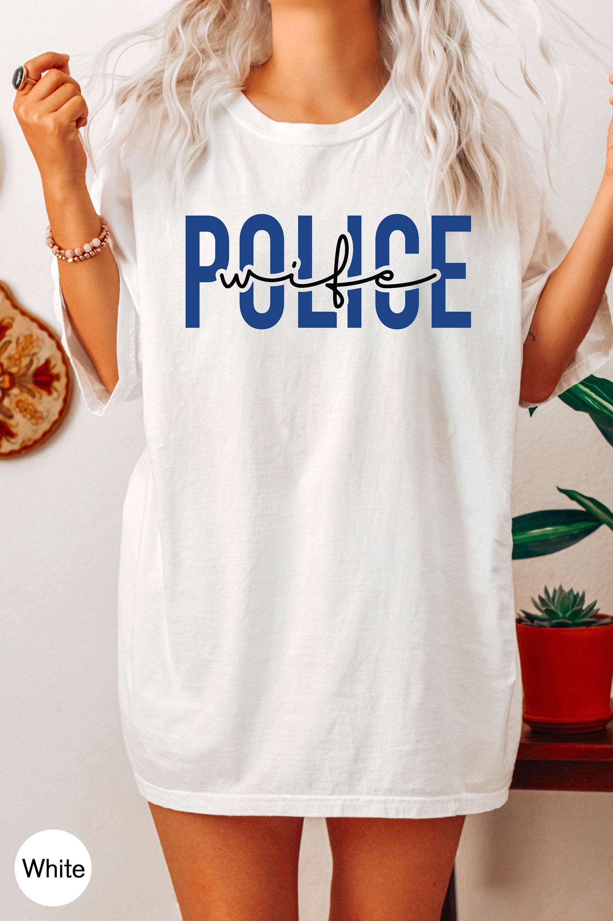 Trendy Police Wife Sweatshirt | Police Wife Gift, Thin Blue Line Sweatshirt, Law Enforcement Wife, Police Girlfriend, police wife hoodie