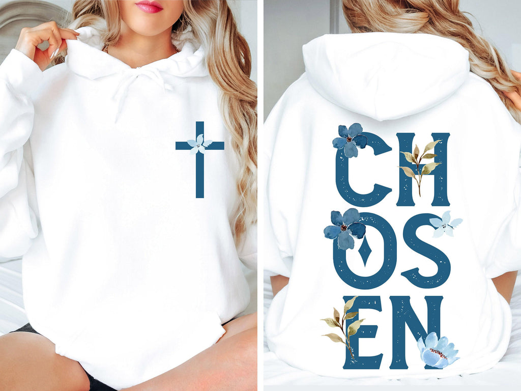 Chosen Sweatshirt | Christian Sweatshirt, Religious Sweatshirt, Bible Verse Sweatshirt, Faith Sweatshirt, religious gifts