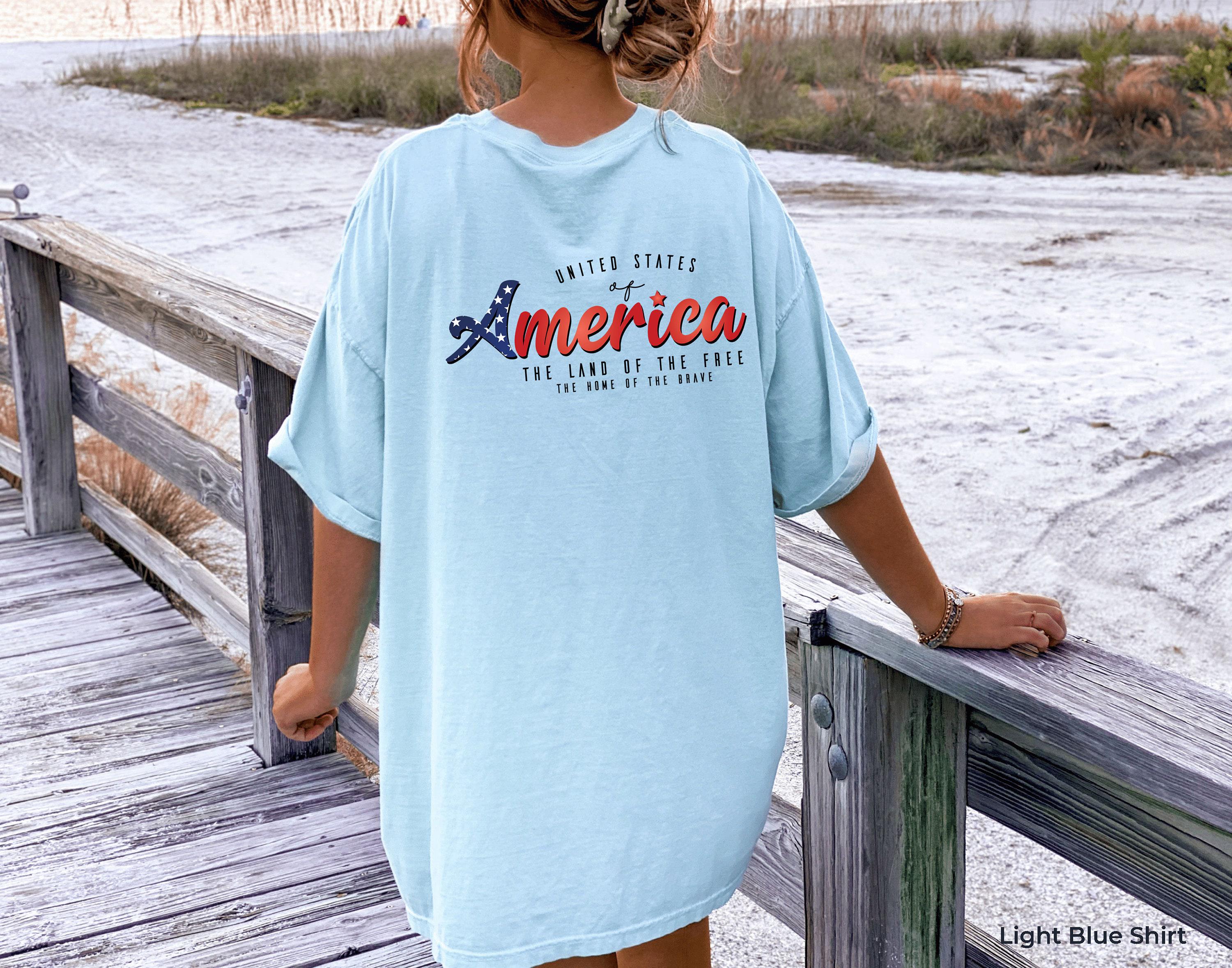 Aesthetic America Hoodie | 4th Of July Sweatshirt, Independence Day Shirt, American Flag Tshirt, Patriotic Shirt, USA Fl