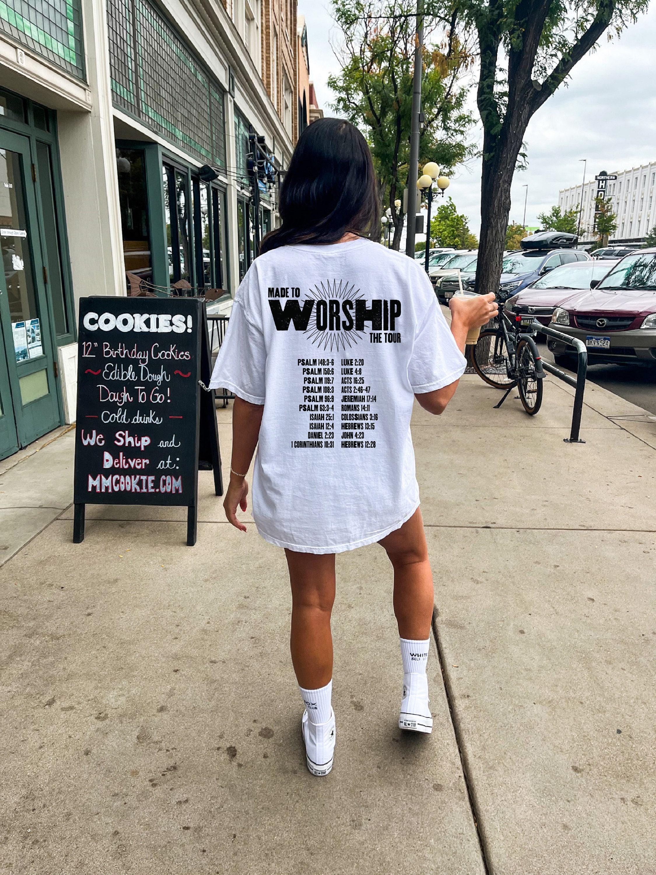 Made to worship Sweatshirt | psalm 95 1, christian sweatshirt, worship shirt, christian gift, bible verse shirt, religio
