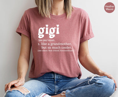 Gigi Shirt | Gigi T Shirt, Mothers Day Gift for Gigi, Birthday Gift for Gigi, Gigi T-Shirt, personalized gigi, comfort colors gigi