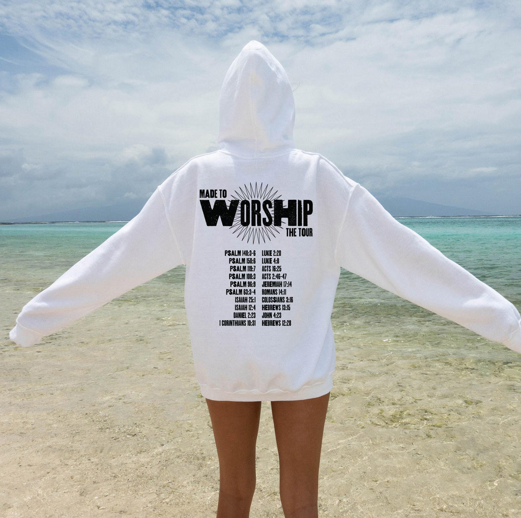 Made to worship Sweatshirt | psalm 95 1, christian sweatshirt, worship shirt, christian gift, bible verse shirt, religious sweatshirt