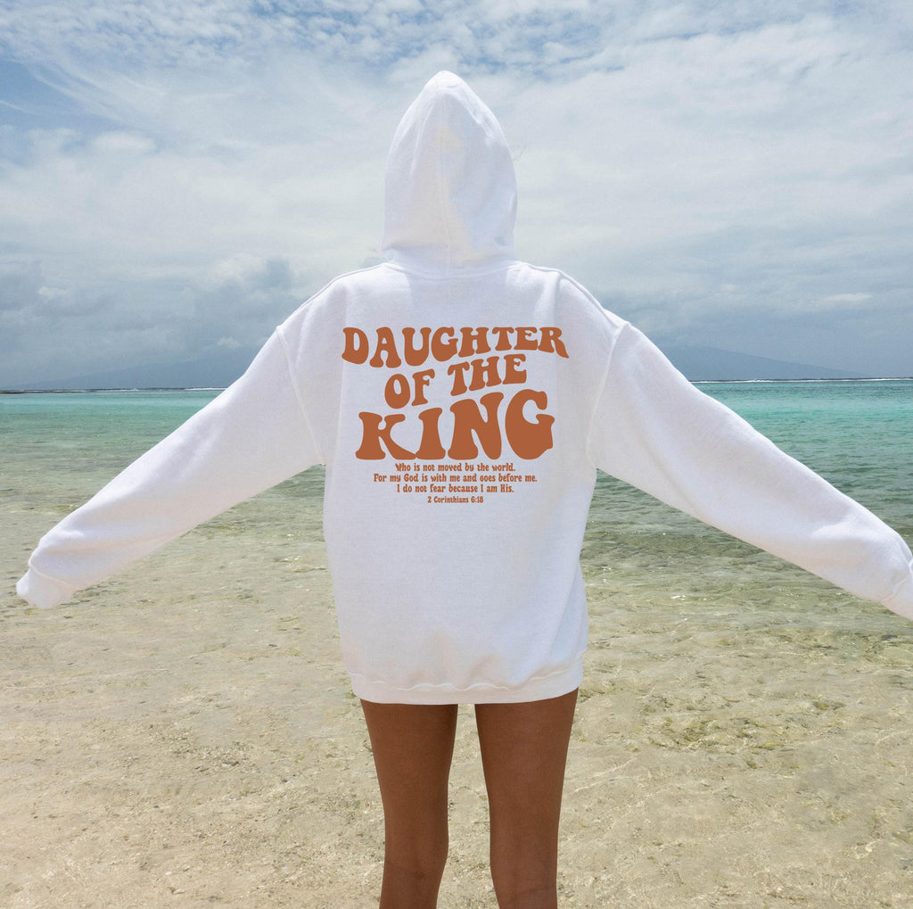 Daughter of the king Hoodie | Christian Sweatshirt, Faith Sweatshirt, religious sweatshirt, bible verse hoodie, Religion Sweater