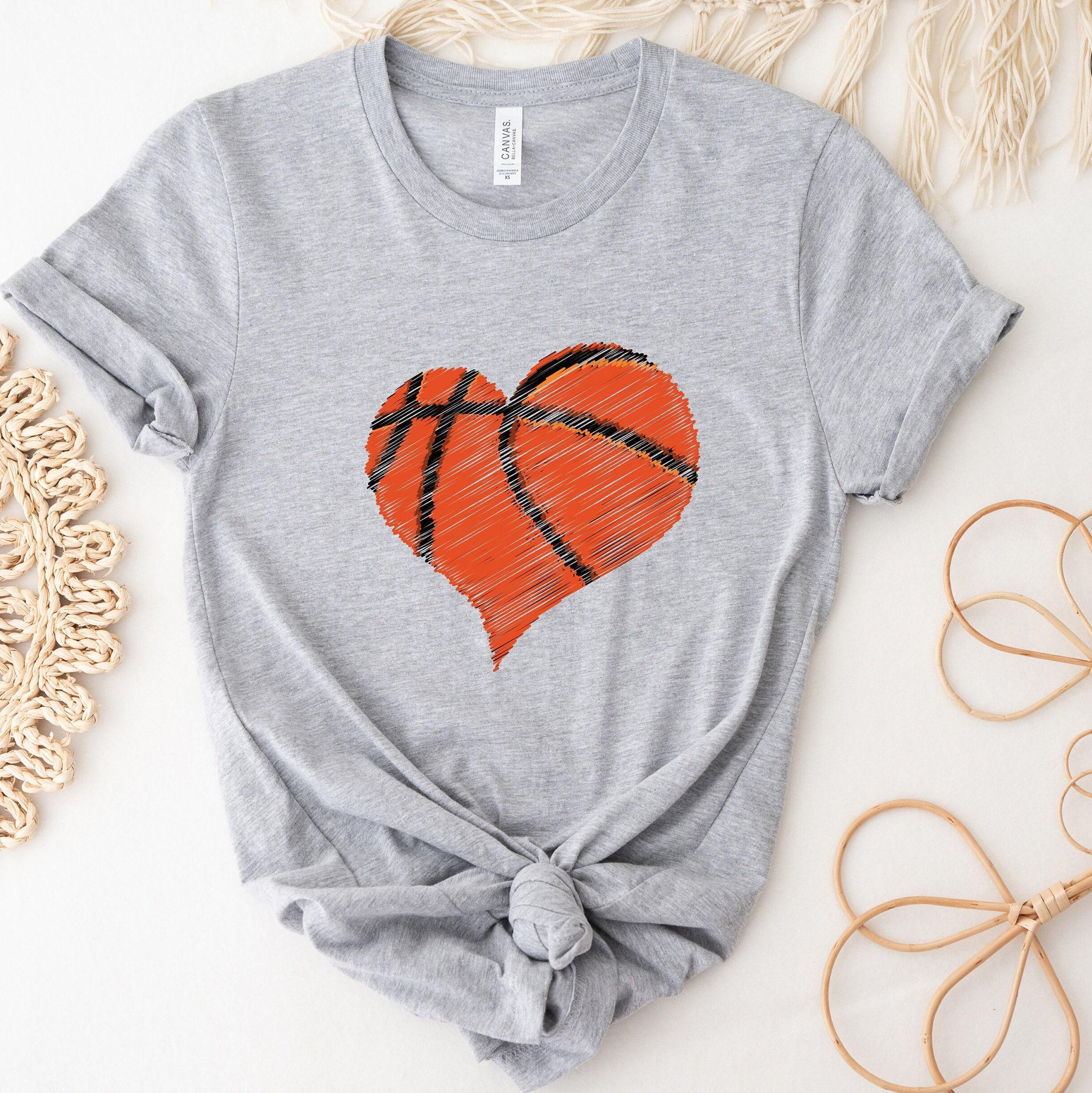 Cute Basketball Graphic Shirt, Women's Basketball Sweatshirt, Basketball Player Gifts, Basketball Mom Hoodie, Basketball Coach Gifts