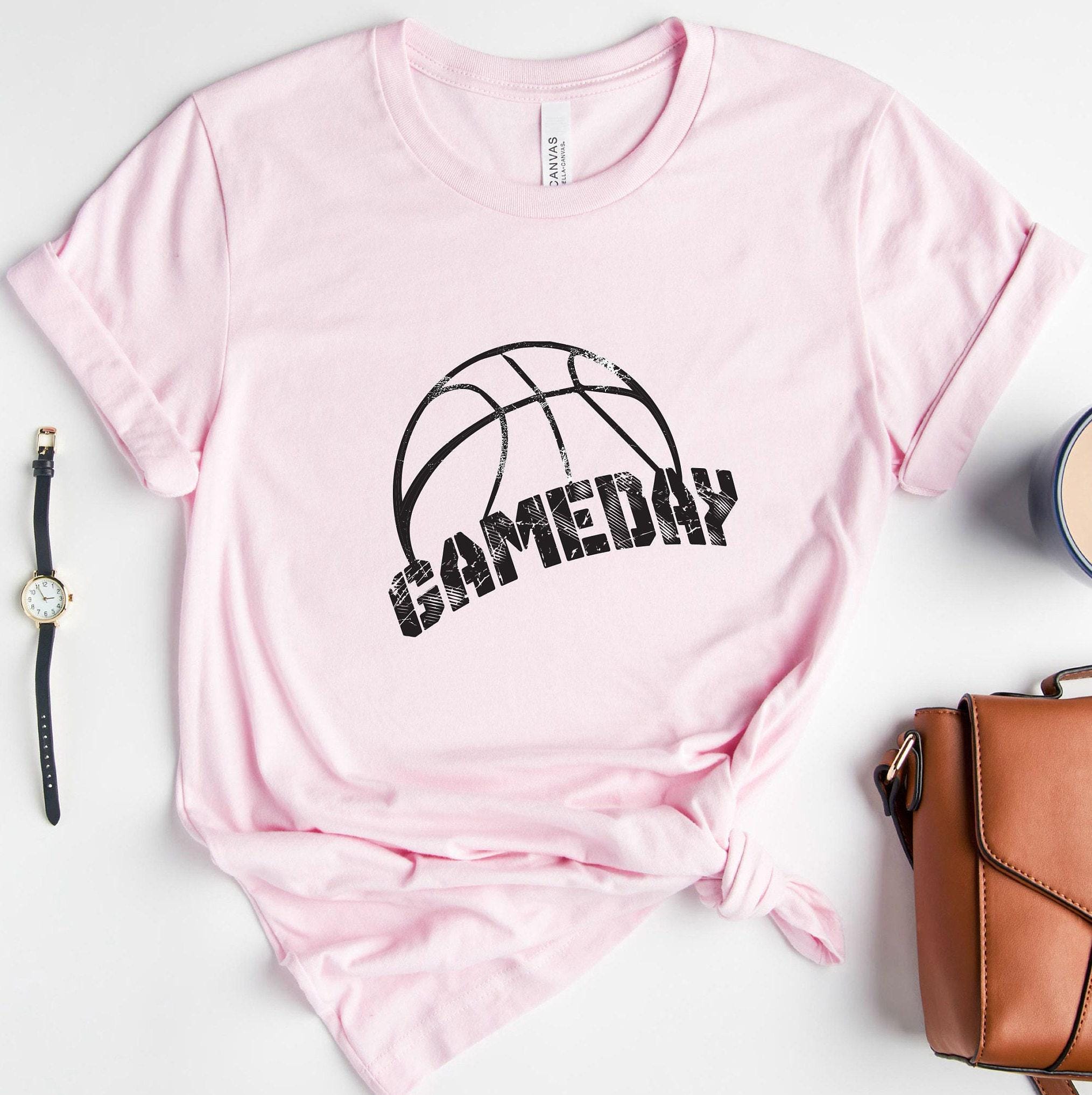 Basketball Game Day Sweatshirt, Women's Basketball Shirt, Basketball Player Hoodie, Basketball Graphic Tee, Basketball Coach Gifts