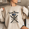 Custom Ski Sweatshirt, Custom Ski Trip Shirt, Personalized Skiing Shirt, Custom Winter Vacation Tshirt, Matching Personalized Gifts