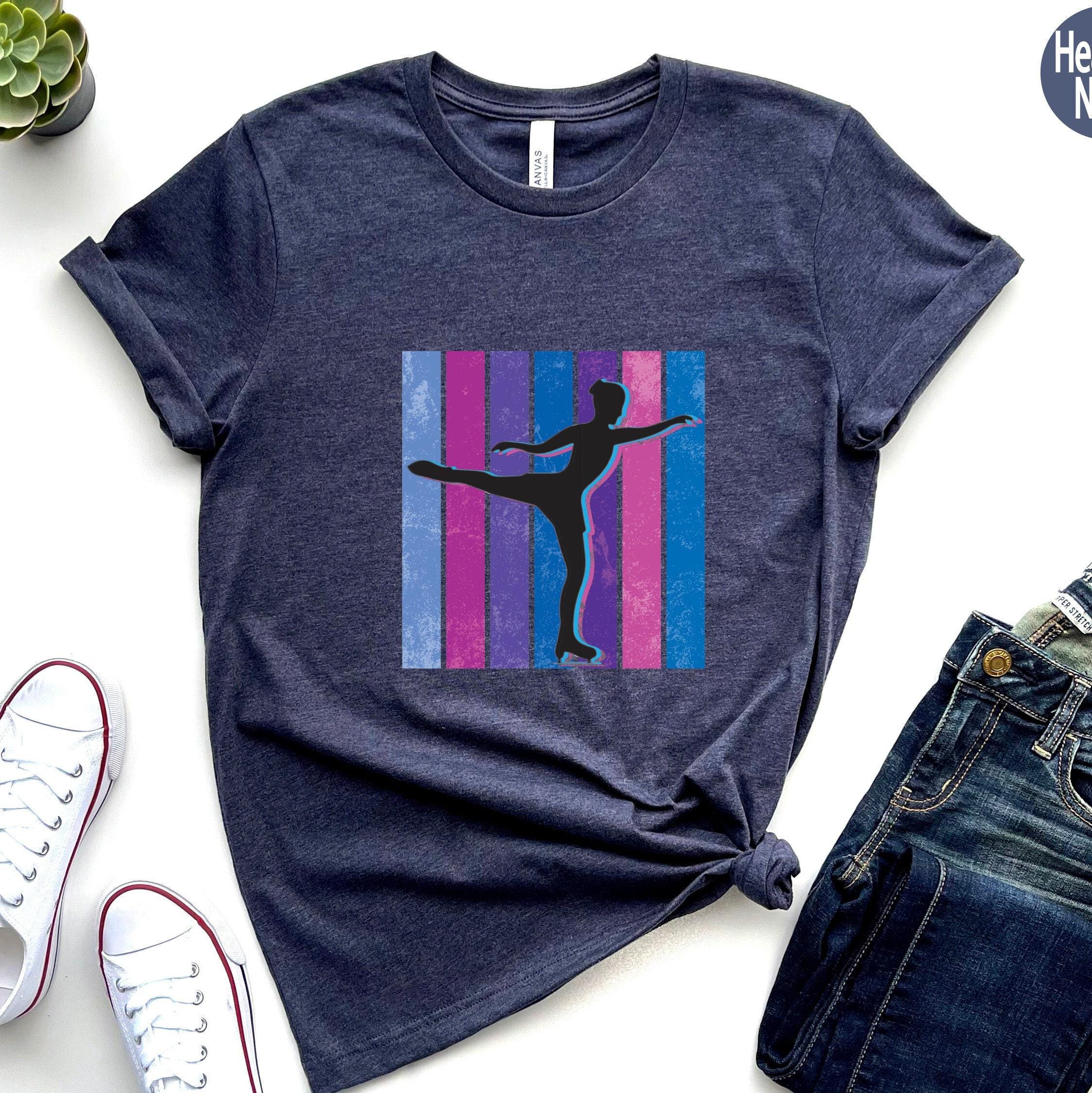 Aesthetic Ice Skating Sweatshirt, Women's Figure Skating Shirt, Figure Skater Hoodie, Cute Ice Skating Gifts, Skating Gr