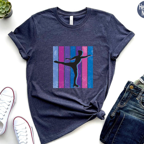 Aesthetic Ice Skating Sweatshirt, Women's Figure Skating Shirt, Figure Skater Hoodie, Cute Ice Skating Gifts, Skating Gr