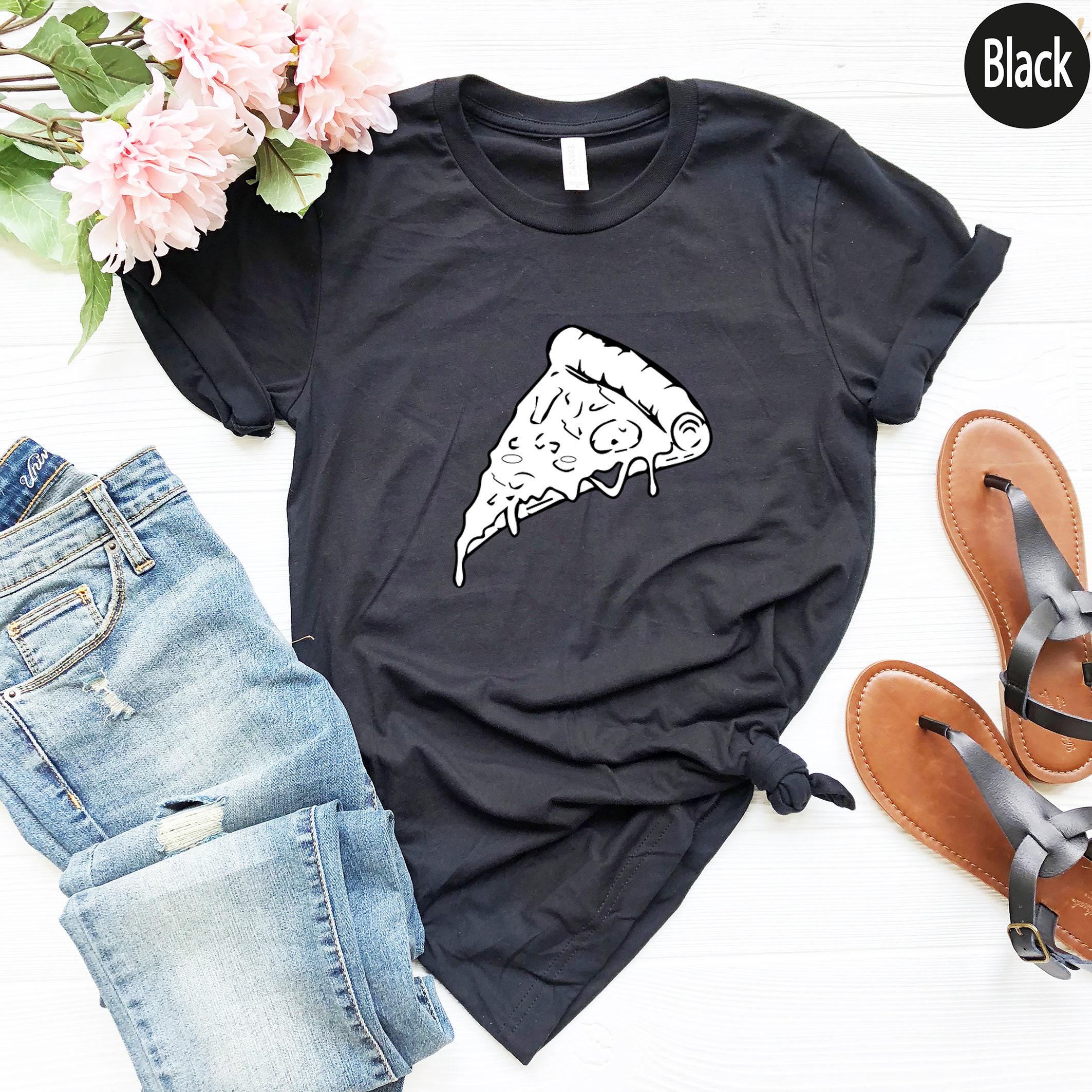 Funny Pizza Slice Sweatshirts, Pizza Shirts, Food Lover Gifts, Pizza Matching Family Shirts, Foodish Shirts, Trendy Fast Food Shirts