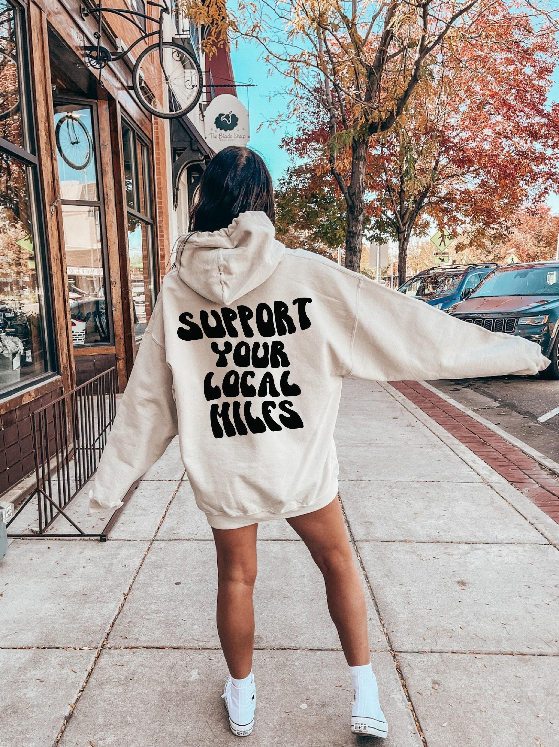 Support Your Local Milfs Hoodie | Funny Mom Sweatshirt, Trendy Mama Crewneck, Mom Humor Gift, Moms Club Tee, New Mom Bir