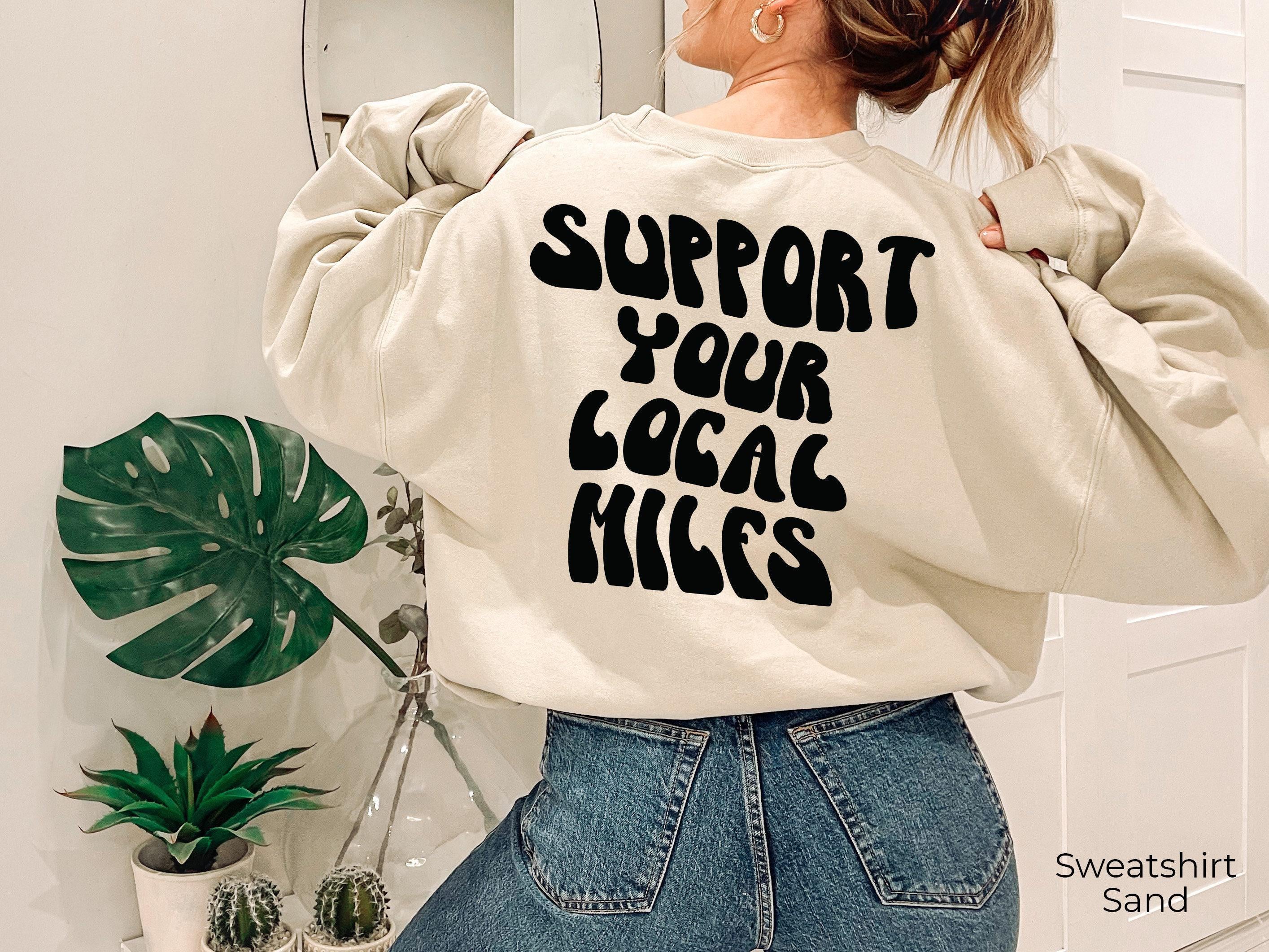 Support Your Local Milfs Hoodie | Funny Mom Sweatshirt, Trendy Mama Crewneck, Mom Humor Gift, Moms Club Tee, New Mom Bir