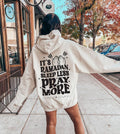Funny Ramadan Sweatshirt | Sleep Less Pray More Shirt, Islamic Gift Hoodie, Eid Mubarak Tee, Muslim Gift, Ramadan Kareem Gift