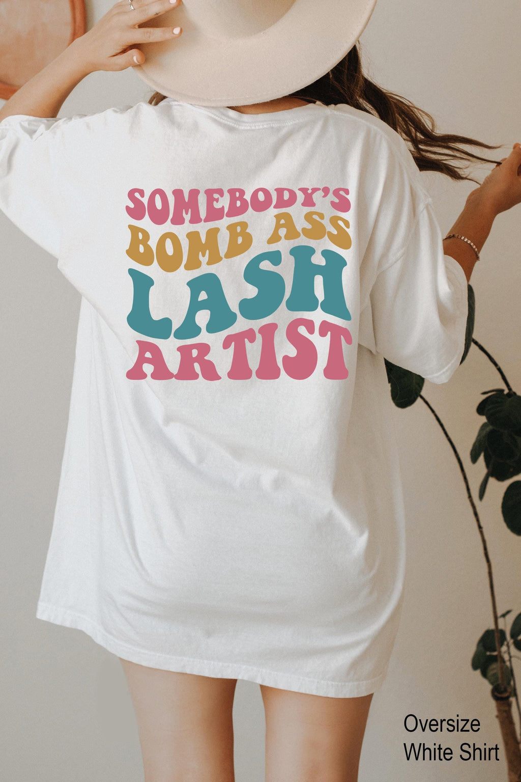 Somebody's Bomb Ass Lash Artist Sweatshirt | Lash Tech Shirt, Esthetician Hoodie, Eyelash Tech Gift, Aesthetician Sweater