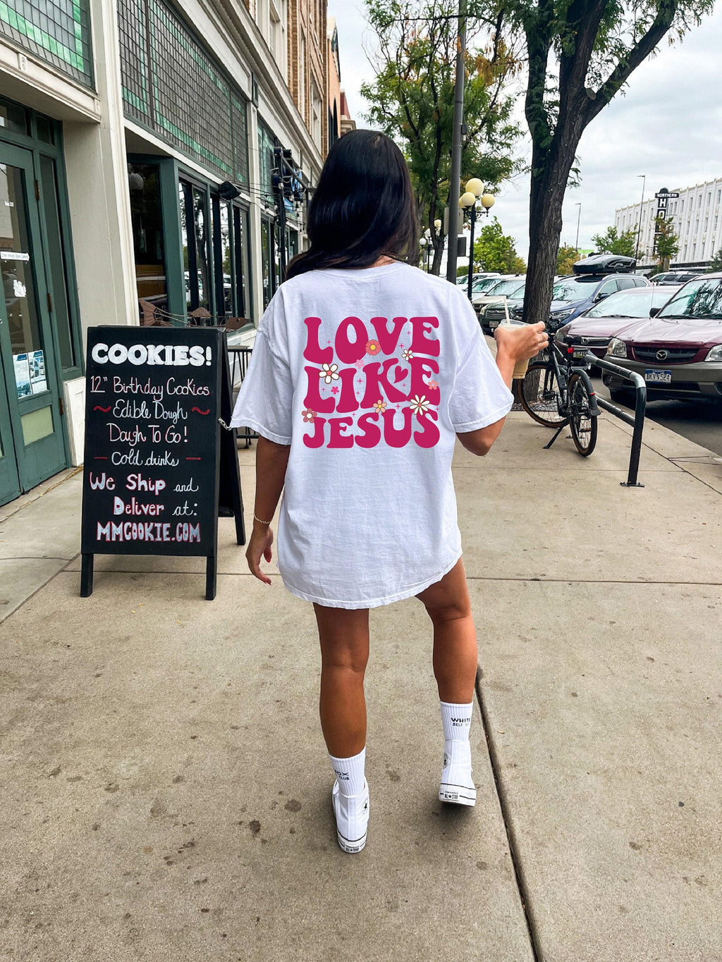Love Like Jesus Sweatshirt | Christian Hoodie, Jesus Apparel Gift, Bible Verse Shirt, Faith Sweatshirt, Religious Gift for Her