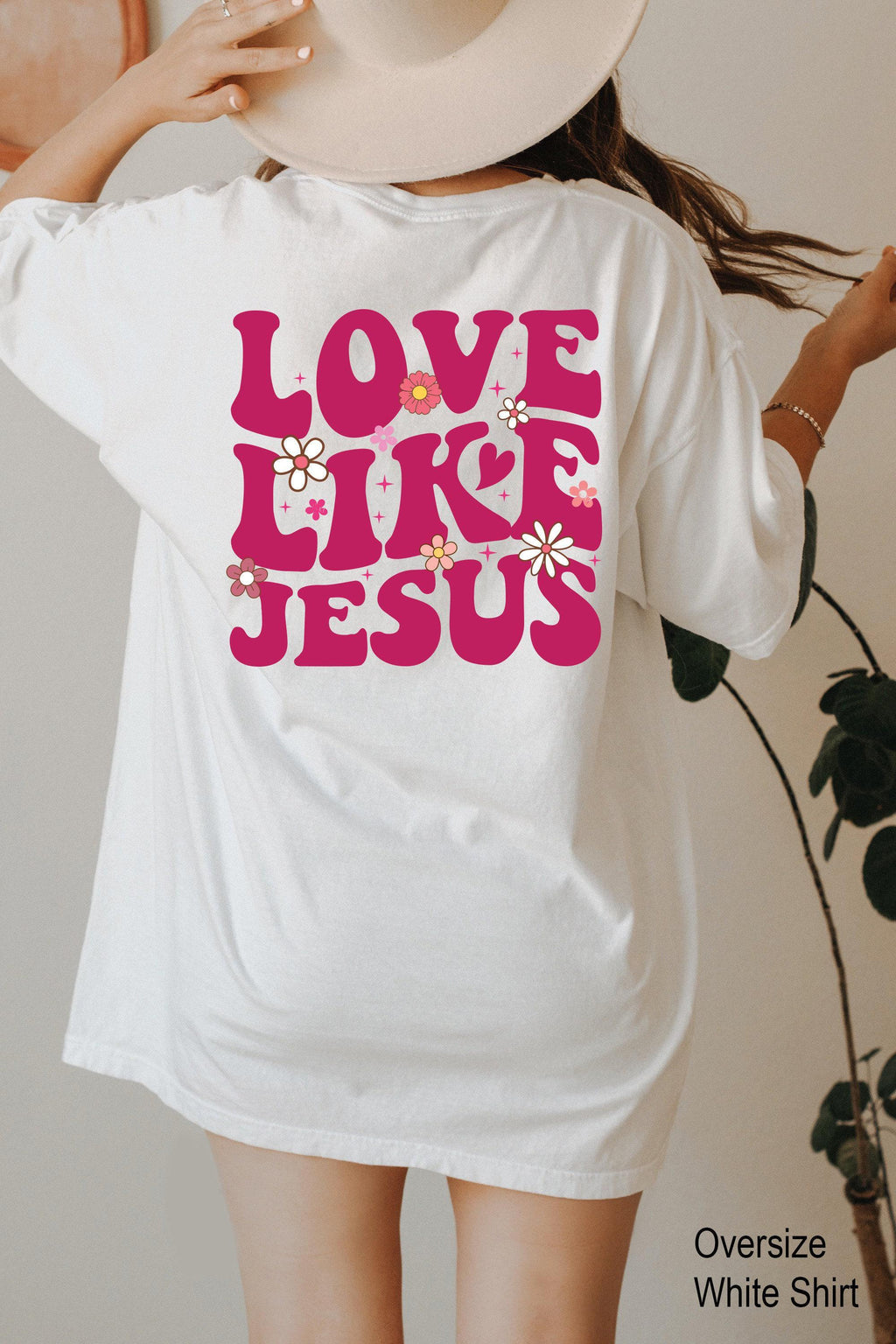 Love Like Jesus Sweatshirt | Christian Hoodie, Jesus Apparel Gift, Bible Verse Shirt, Faith Sweatshirt, Religious Gift for Her