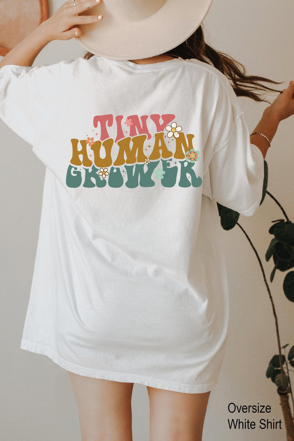 Growing A Tiny Human Sweatshirt | Funny Pregnancy Shirt, Tiny Human Grower Hoodie, Pregnant Mom Gift, Baby Shower Gifts, New Mom Gift