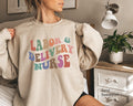 Labor and Delivery Nurse Sweatshirt | L&D Nurse Shirt, RN Graduation Gift, OB Nurse Crewneck, New Nurse Gift, Mother Baby Nurse