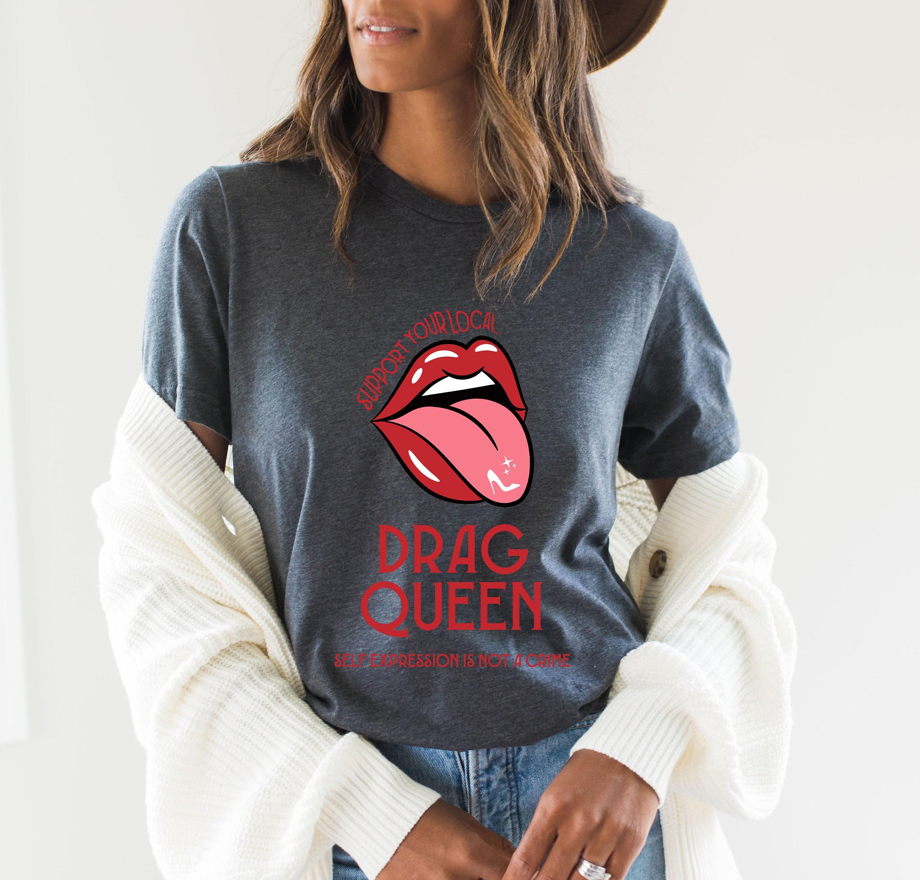Aesthetic LGBTQ Shirt, Cute Drag Queen Shirt, Support Drag Hoodie, Women's Pride Tshirt, Trans Rights Shirt, LGBTQ Ally Gifts