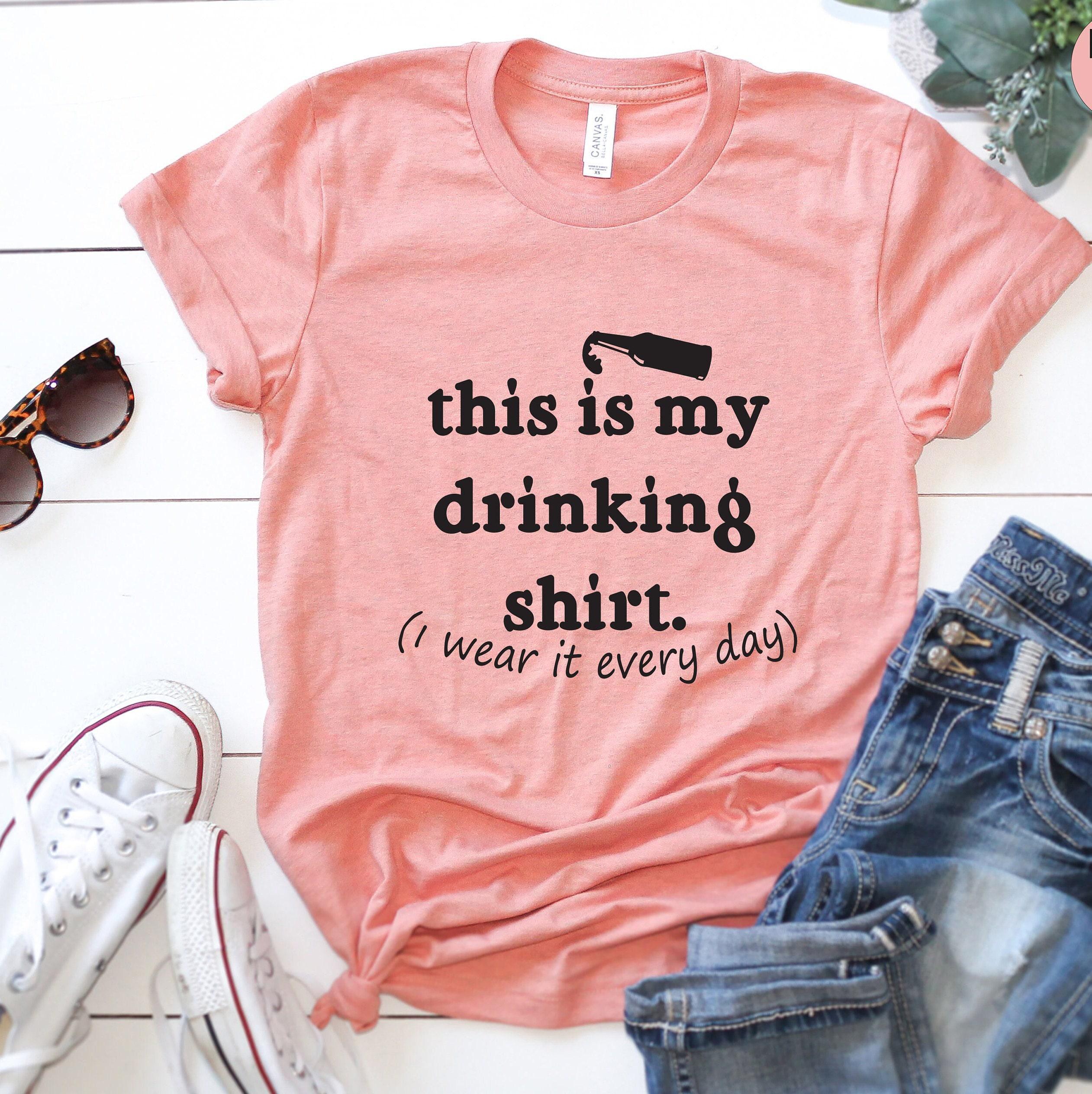 Funny Drinking Sweatshirt, Wine Shirts For Women, Christmas Party T Shirt, Alcoholic Hoodie, Humorous Gifts For Him, New