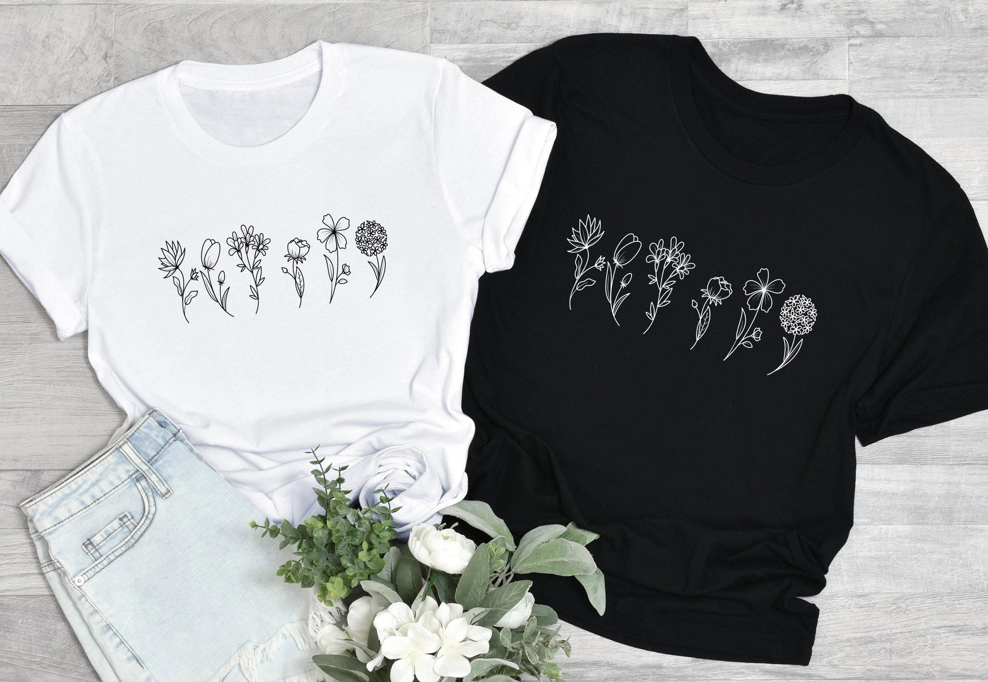 Wildflowers Sweatshirt, Plant Lady Shirt, Flowery Fall Hoodie, Succulent Plants Shirt, Plant Lady Shirt, Plant Lover Gifts For Women