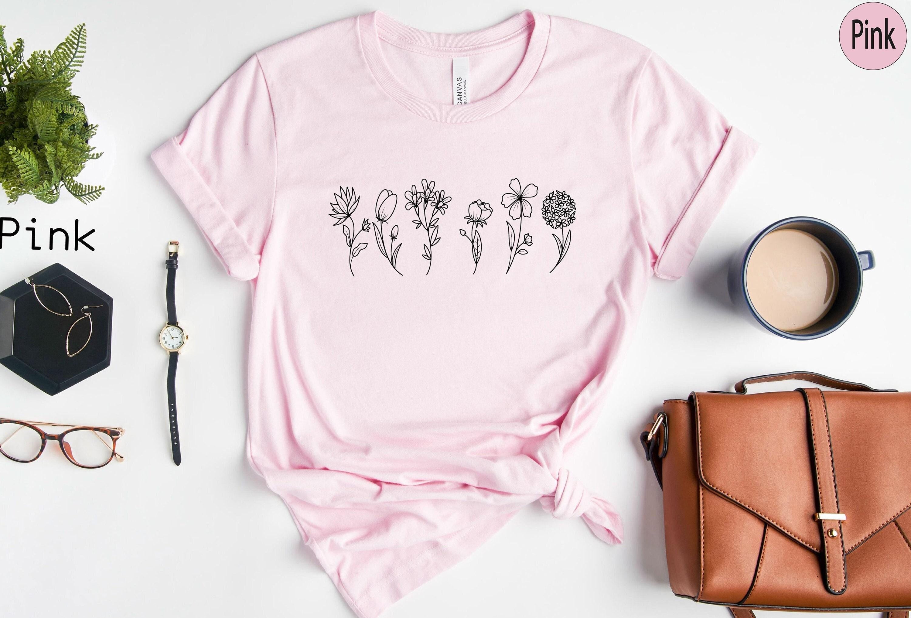 Wildflowers Sweatshirt, Plant Lady Shirt, Flowery Fall Hoodie, Succulent Plants Shirt, Plant Lady Shirt, Plant Lover Gif