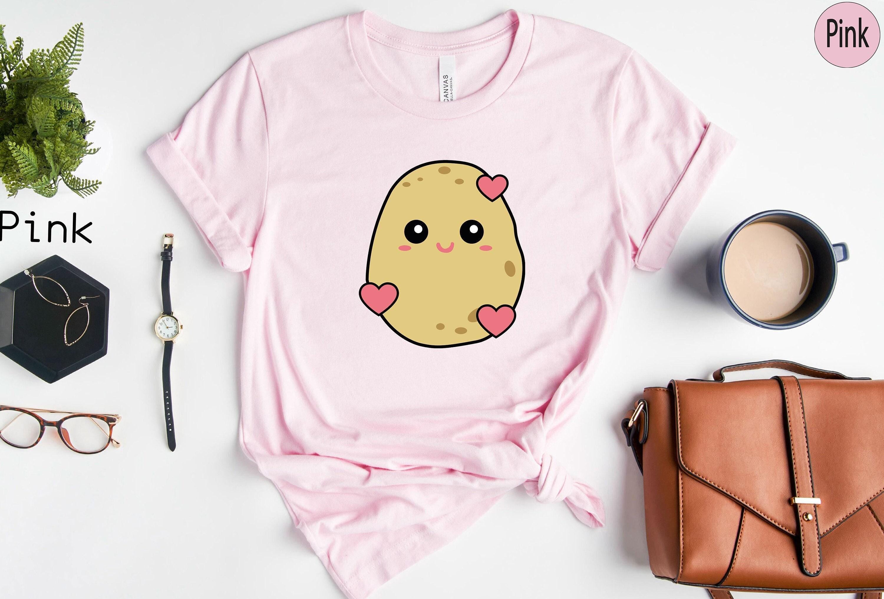 Cute Potato Shirt | Valentines Day Gifts For Her, Best Friend Gift, Birthday Gift Ideas, Potato Lover Gift, Gifts For Girlfriend, Boyfriend