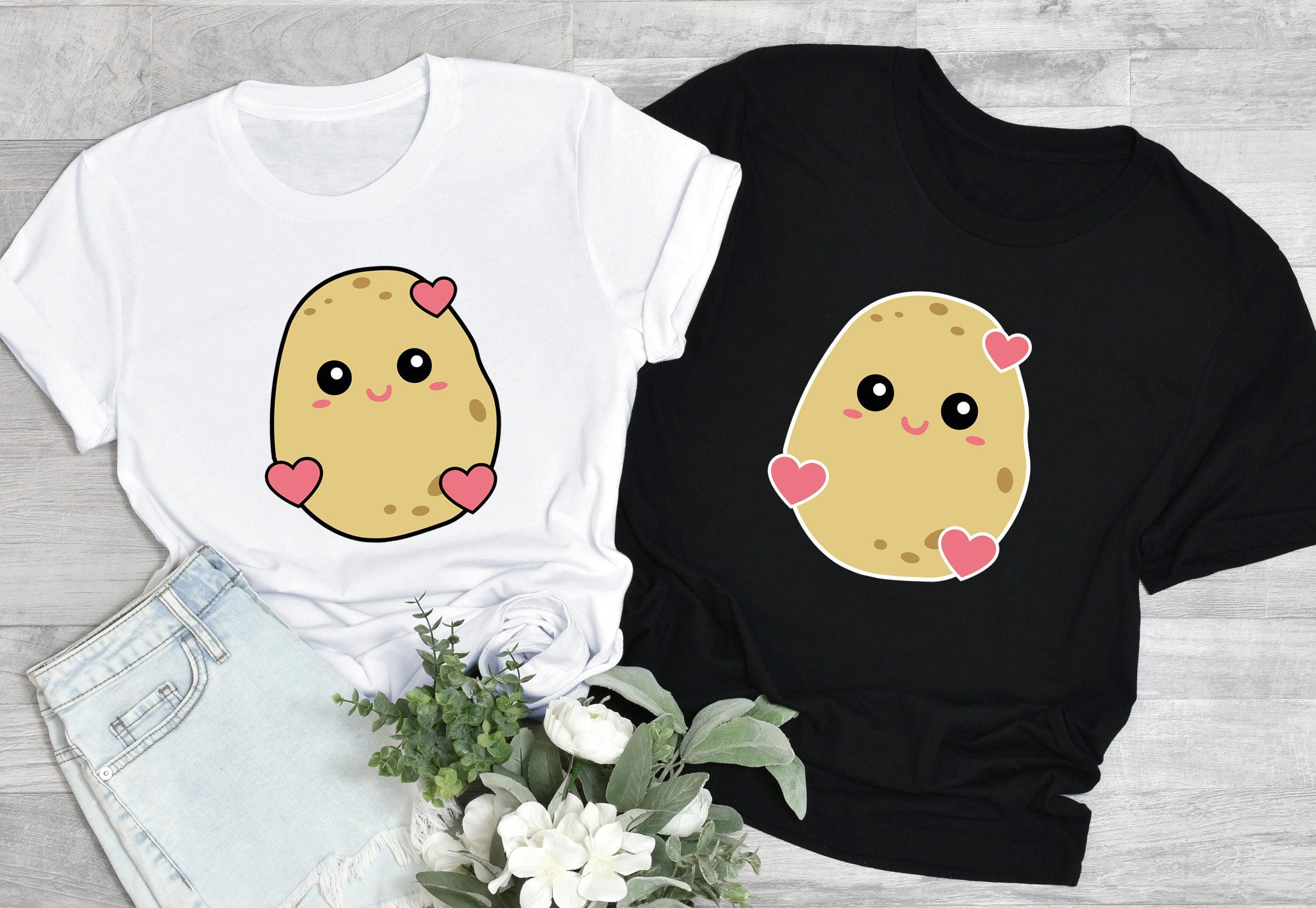 Cute Potato Shirt | Valentines Day Gifts For Her, Best Friend Gift, Birthday Gift Ideas, Potato Lover Gift, Gifts For Gi