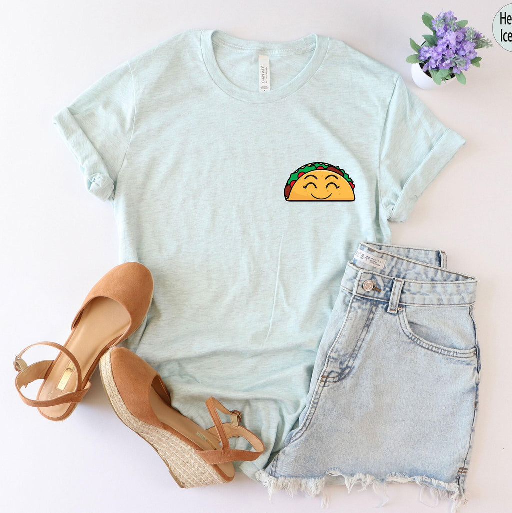 Funny Taco Shirt, Taco Pocket Sweatshirt, Valentines Gifts For Her, Foodish Shirt, Cute Gifts For Girlfriend, Trendy Hoodie For Women