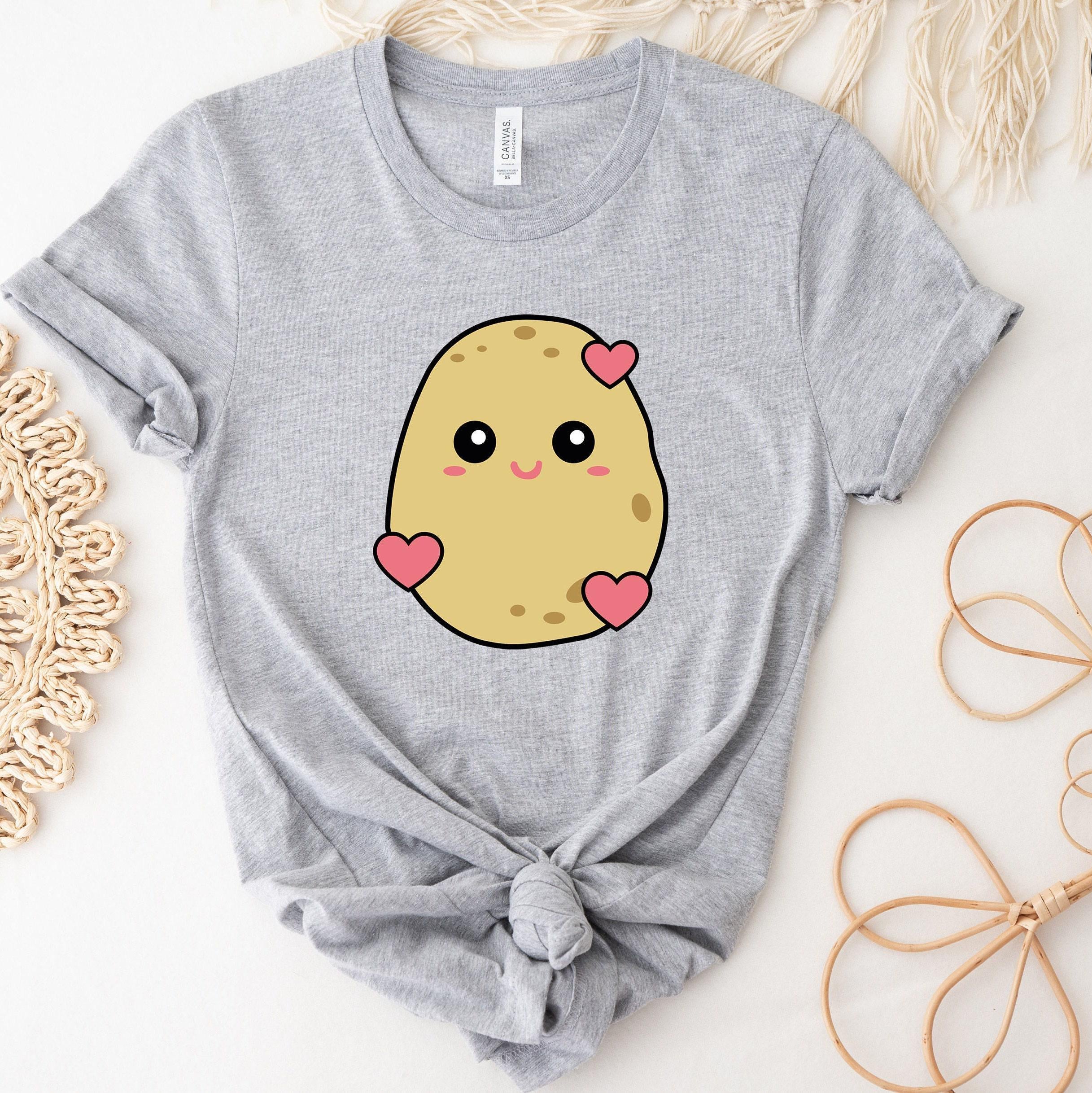 Cute Potato Shirt | Valentines Day Gifts For Her, Best Friend Gift, Birthday Gift Ideas, Potato Lover Gift, Gifts For Girlfriend, Boyfriend