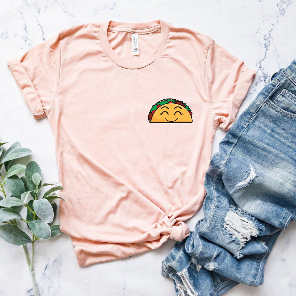 Funny Taco Shirt, Taco Pocket Sweatshirt, Valentines Gifts For Her, Foodish Shirt, Cute Gifts For Girlfriend, Trendy Hoodie For Women