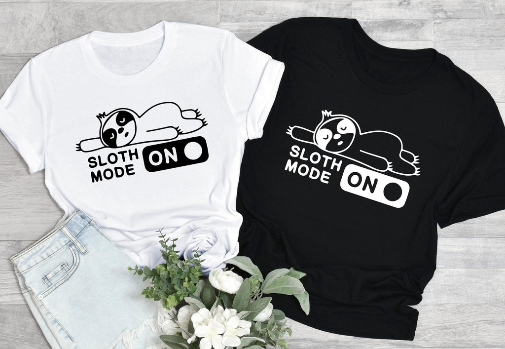 Sloth Mode Shirt | Funny Gift For Women, Animal Lover Gifts, Funny Gifts For Men, Lazy Animal Hoodie, Unisex Graphic Tee, Tshirt, Sweatshirt