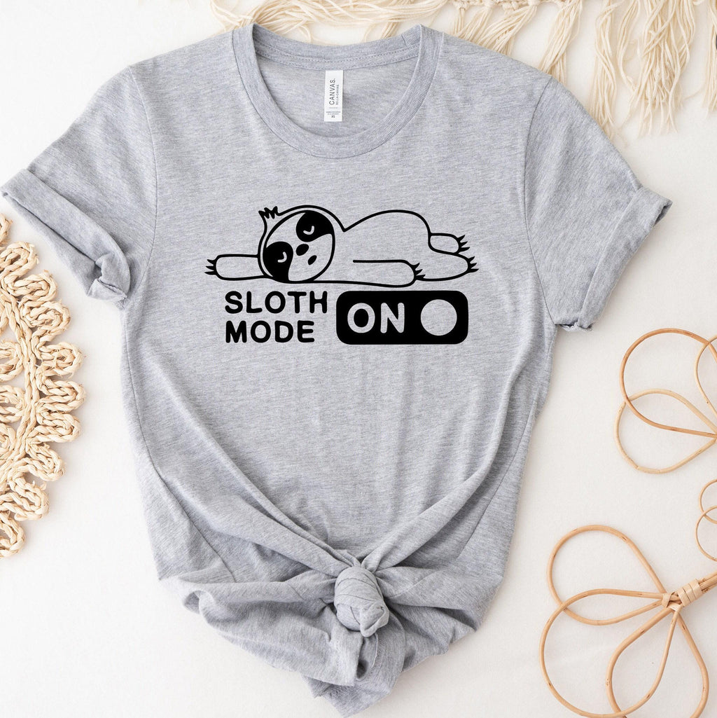 Sloth Mode Shirt | Funny Gift For Women, Animal Lover Gifts, Funny Gifts For Men, Lazy Animal Hoodie, Unisex Graphic Tee, Tshirt, Sweatshirt