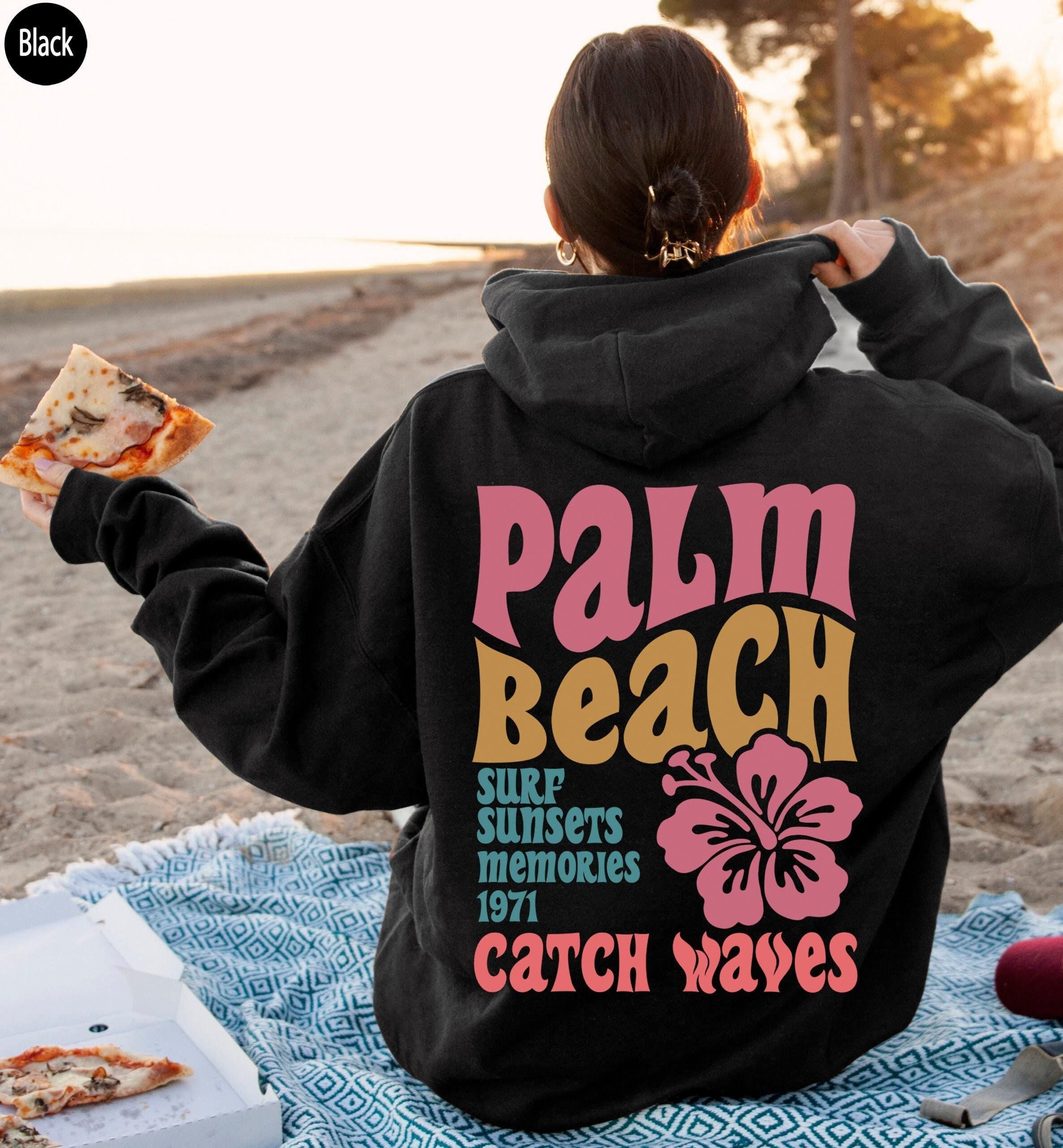 Palm Beach Shirt, Women's Aesthetic Sweatshirt, Retro Summer Tshirt, Mommy Hoodie, Surf Shirt, Coconut Girl Shirts, Girlfriend Gifts