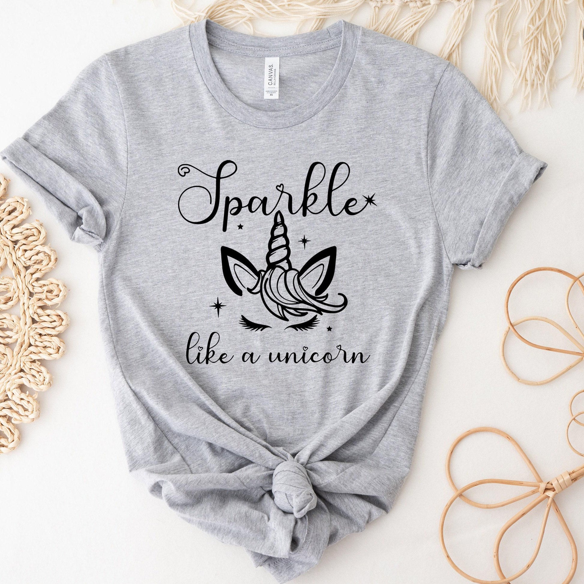 Sparkle Like a Unicorn Shirt, Cute Unicorn Sweatshirt, Unicorn Valentine Shirt, Valentines Gifts For Her, Unicorn Girl Birthday Shirt