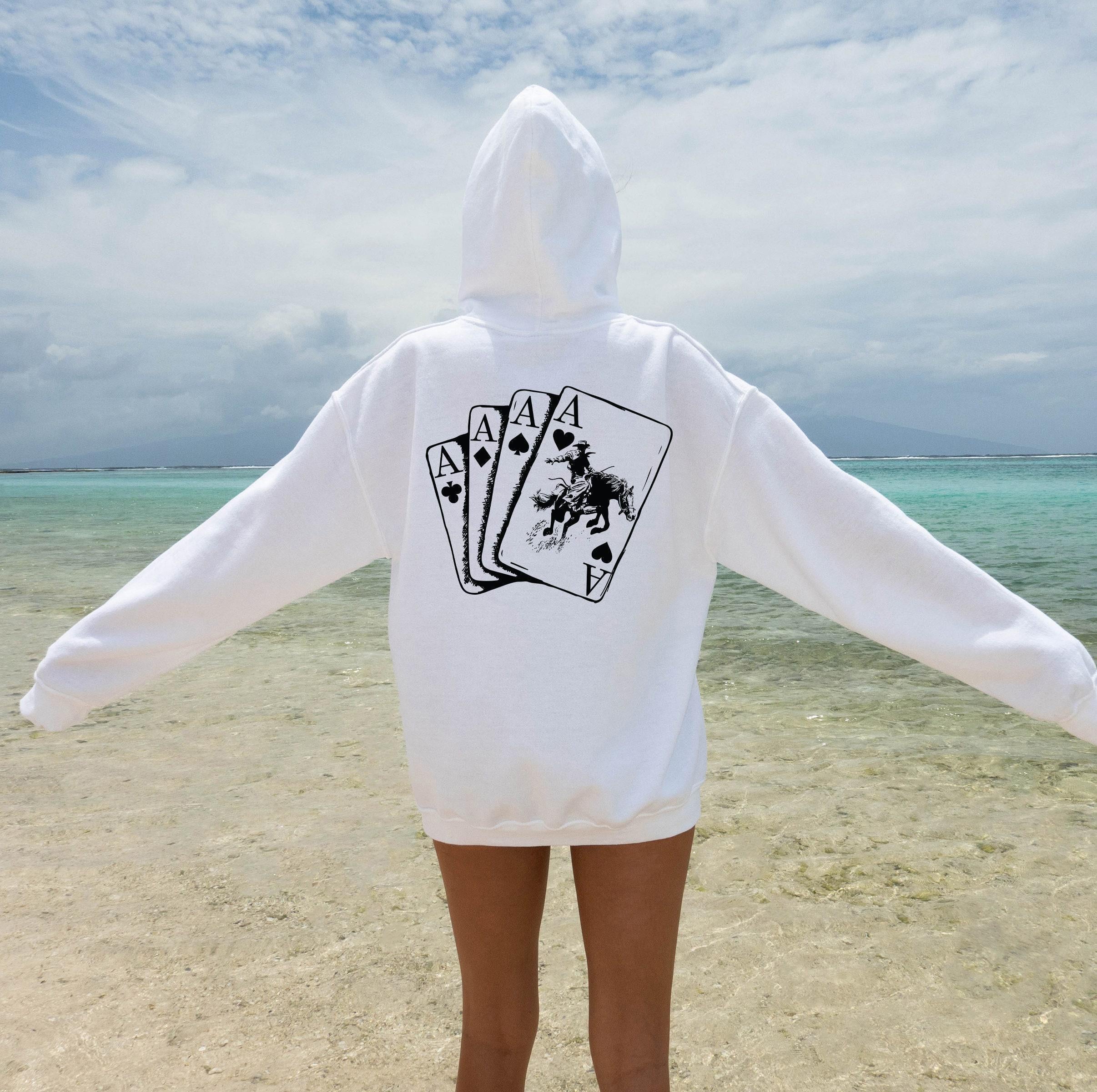 Ace of Hoodie, Spades Shirt, Spadille Shirt, Aesthetic Country Horse Sweatshirt, Trendy Valentines Gift, Cowboy Shirt, Cowgirl Hoodie