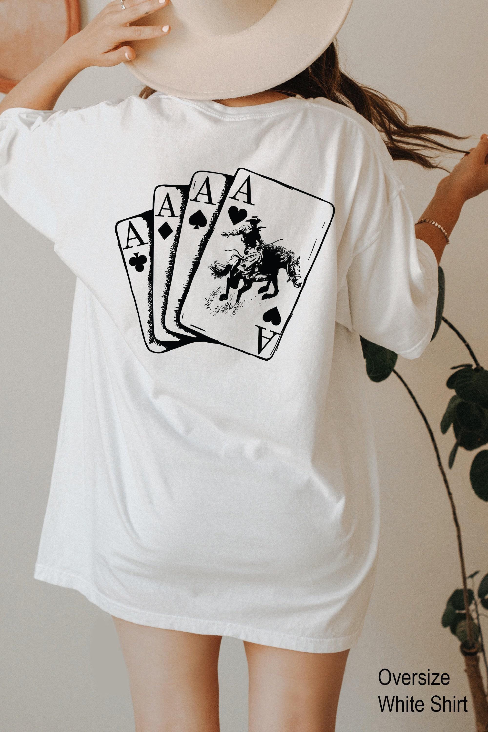 Ace of Hoodie, Spades Shirt, Spadille Shirt, Aesthetic Country Horse Sweatshirt, Trendy Valentines Gift, Cowboy Shirt, C