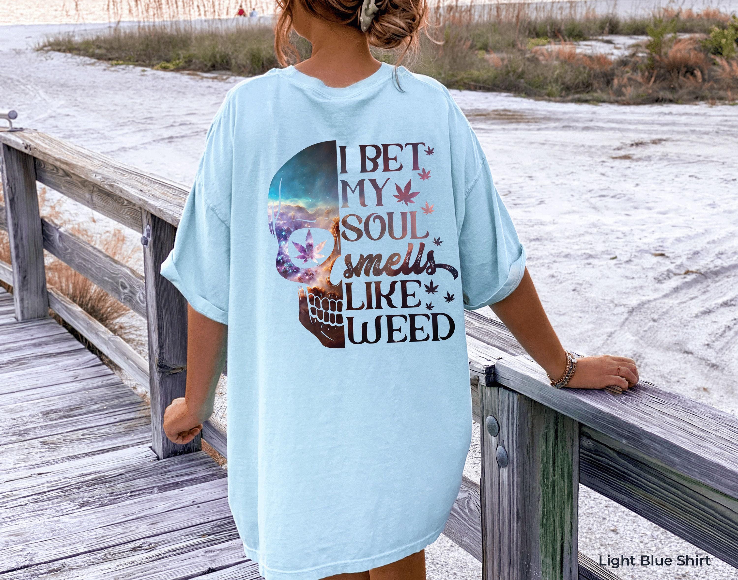 Women's Trendy Weed Hoodie, Funny Cannabis Sweatshirt, Marijuana Shirt, Stoner Girl Gifts, 420 Shirt, Smoker Gifts, Best Friend Gifts