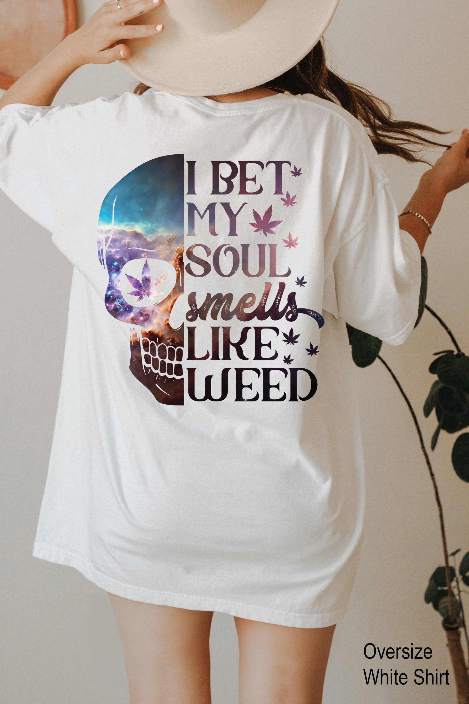Women's Trendy Weed Hoodie, Funny Cannabis Sweatshirt, Marijuana Shirt, Stoner Girl Gifts, 420 Shirt, Smoker Gifts, Best Friend Gifts