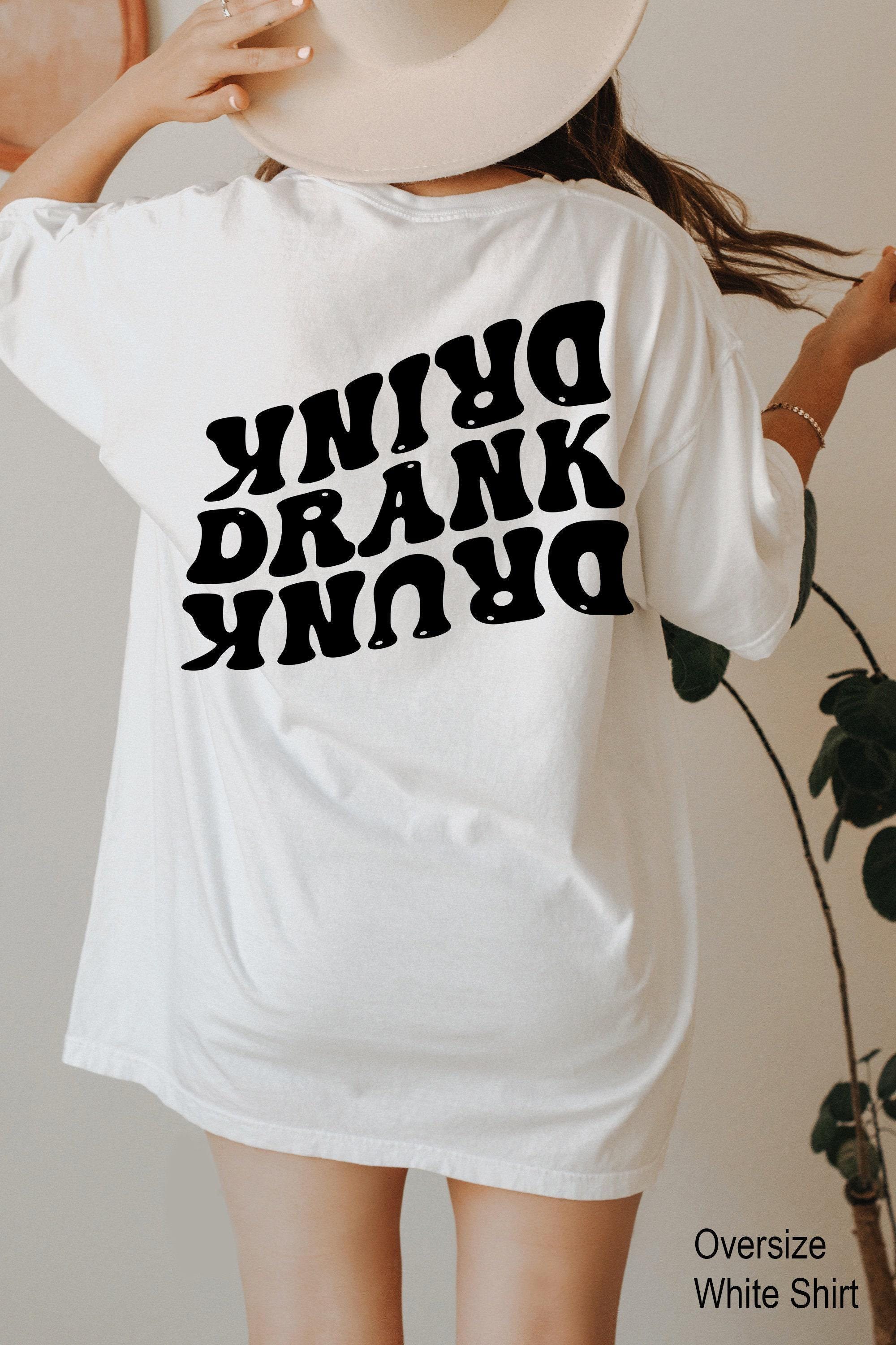 Drink Drank Drunk Hoodie, Party Friends Sweatshirts, Women's Funny Drinking Shirts, Trendy Drunk Girl Hoodie, Matching Friends Gifts