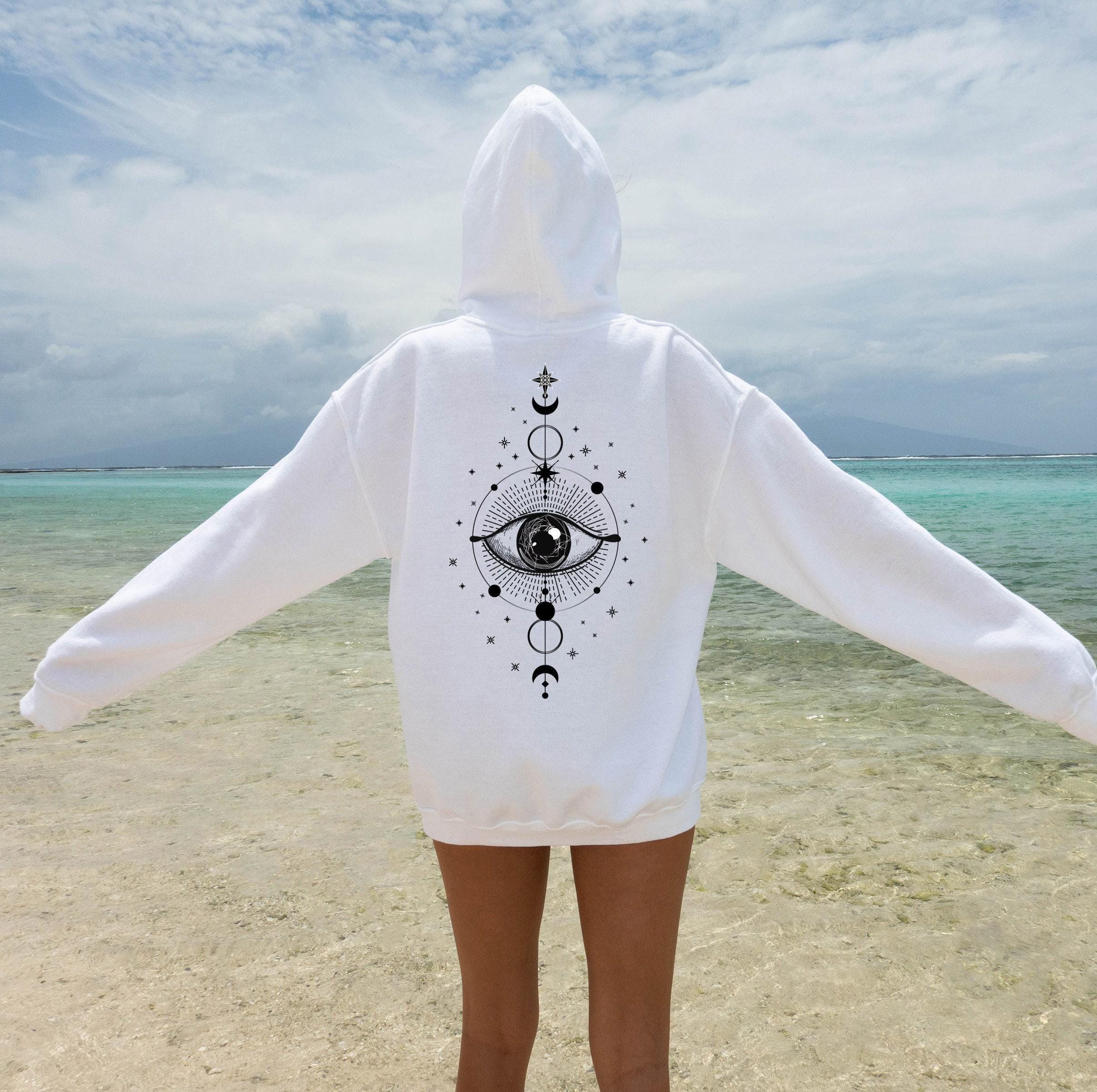 All Seeing Eye Sweatshirt, Sun and Moon Shirt, Trendy Hoodie For Women, Witch Shirt, Aesthetic Valentines Gifts, Witchy 