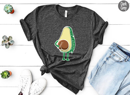 Funny Avocado Sweathirt, Avocado Butt Shirts, Vegetarian Shirt, Vegan Shirt, Avocados Gifts For Women, Hilarious Gifts For Friends