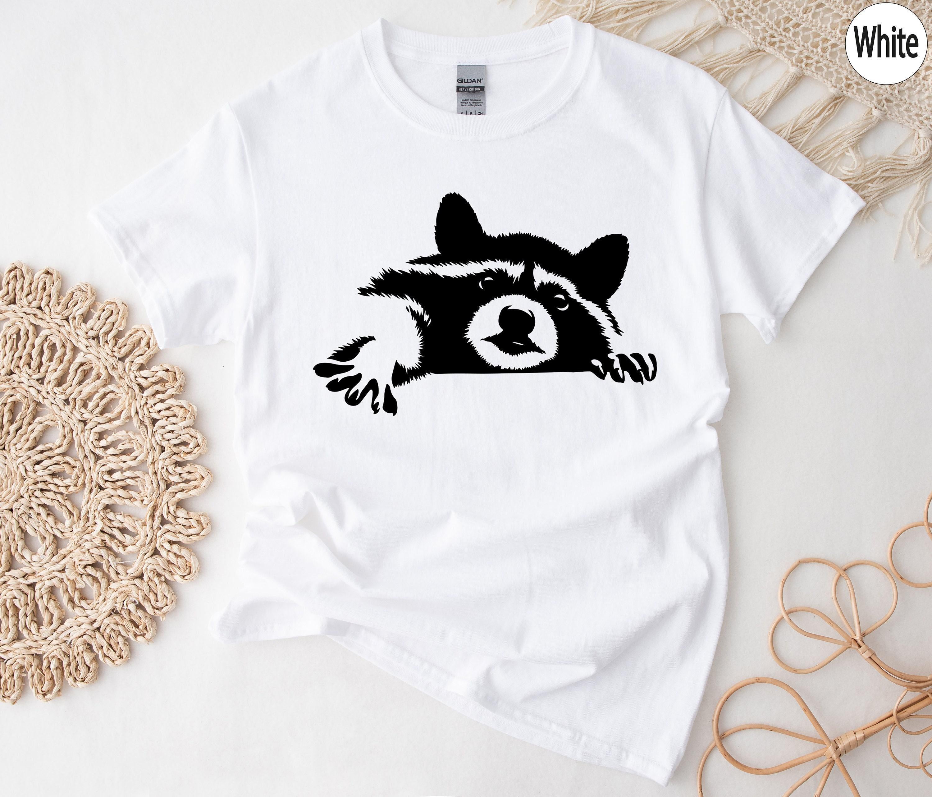 Cute Raccoon Sweatshirt, Animals Lover Shirt, Raccoon Gift, Funny Animals Shirt, Raccoon Graphic Tee, Cute Gift For Wome