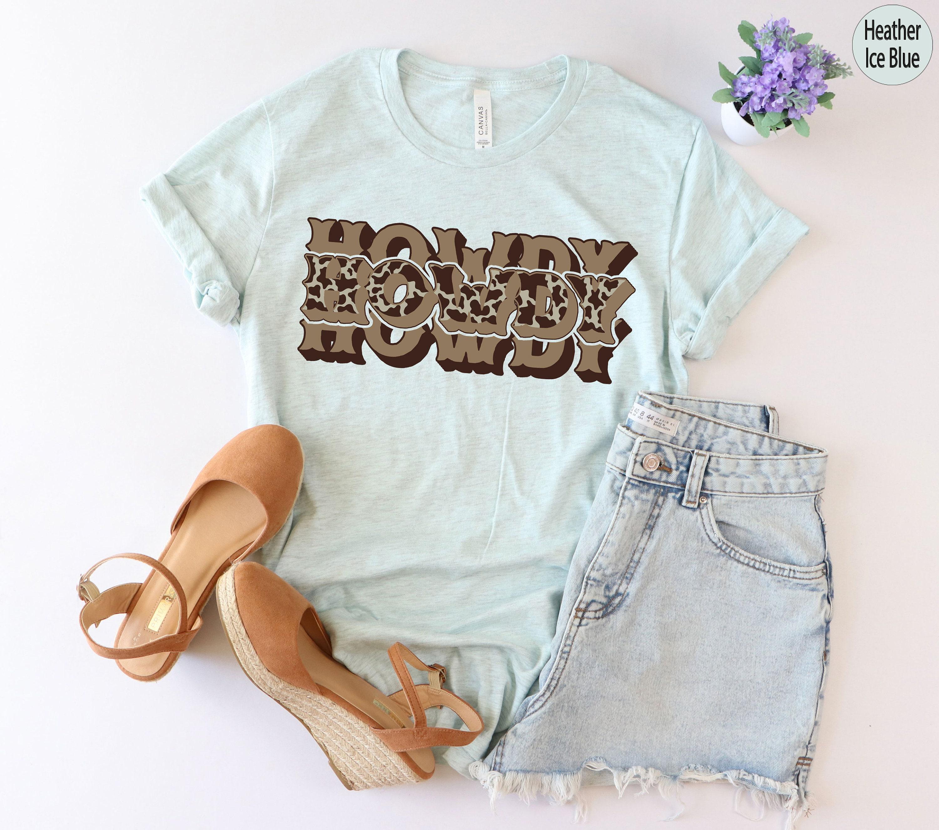 Howdy Sweatshirt, Country Music Shirt, Cowgirl Shirt, Aesthetic Rodeo Shirt, Cowboy T shirt, Country Gifts For Her, Dese