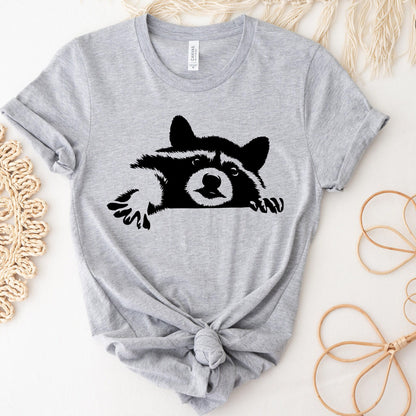 Cute Raccoon Sweatshirt, Animals Lover Shirt, Raccoon Gift, Funny Animals Shirt, Raccoon Graphic Tee, Cute Gift For Women,Raccoon Tee