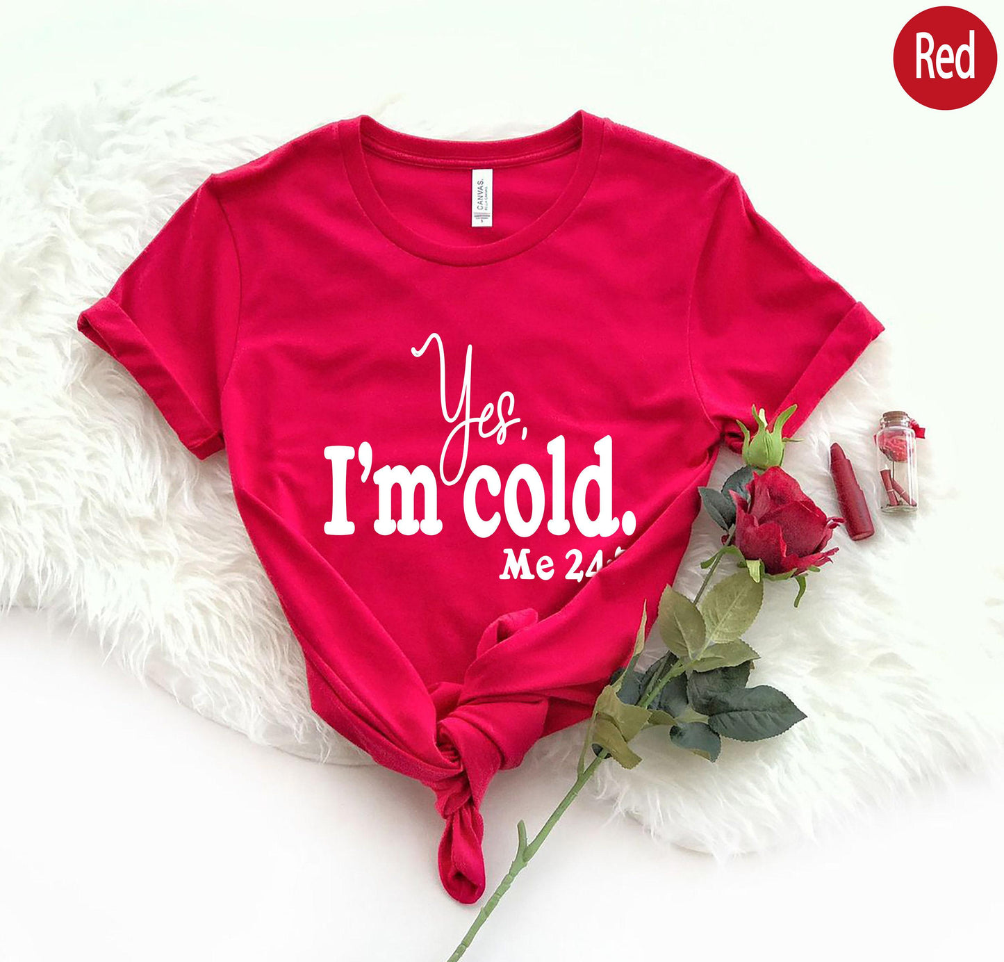 Yes I'm Cold Sweatshirt, Sweater Weather Shirt, Sarcastic Christmas Shirt, Funny Winter Sweatshirt, Christmas Gifts For Women